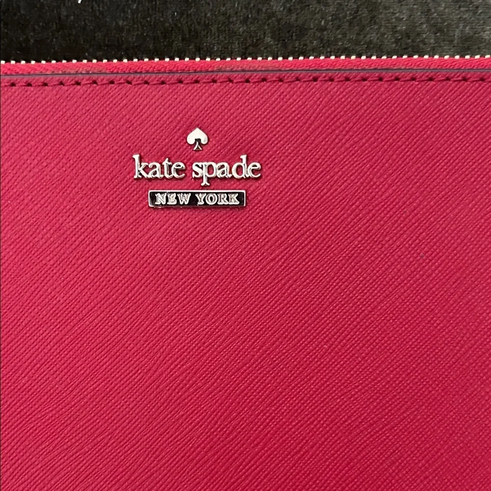 Kate Spade Vibrant Red and Pink Clutch Duo